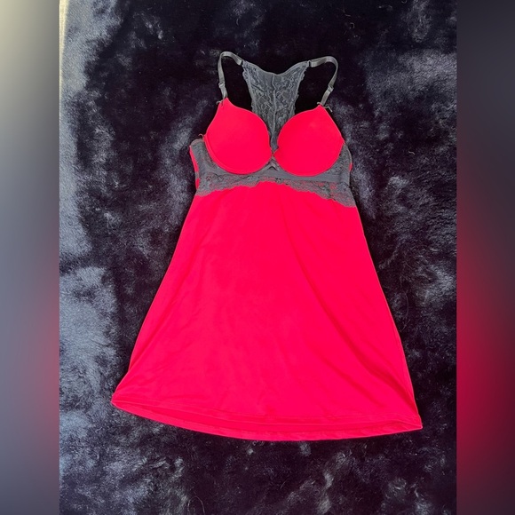 XOXO Red & Black Lace Babydoll Lingerie - Size Small - Picture 1 of 8
